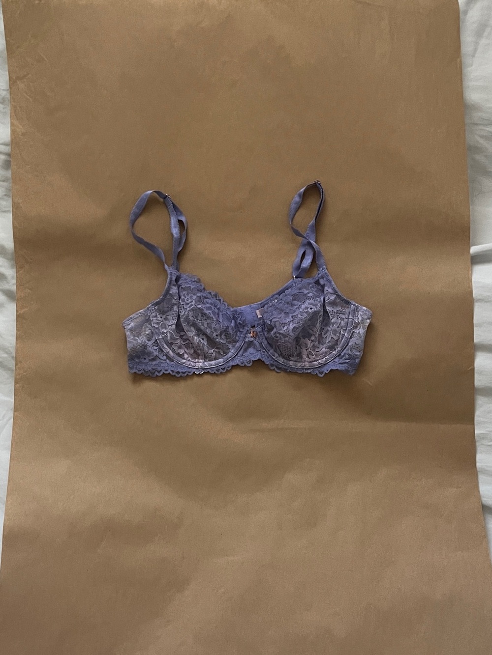 Savage X Fenty Purple Lace Bra